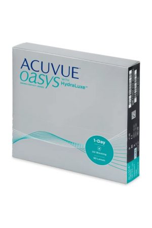 Oasys 1-Day with Hydraluxe Clear Contact Lenses - Pack of 90